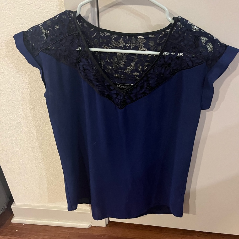 Express V Neck Blouse